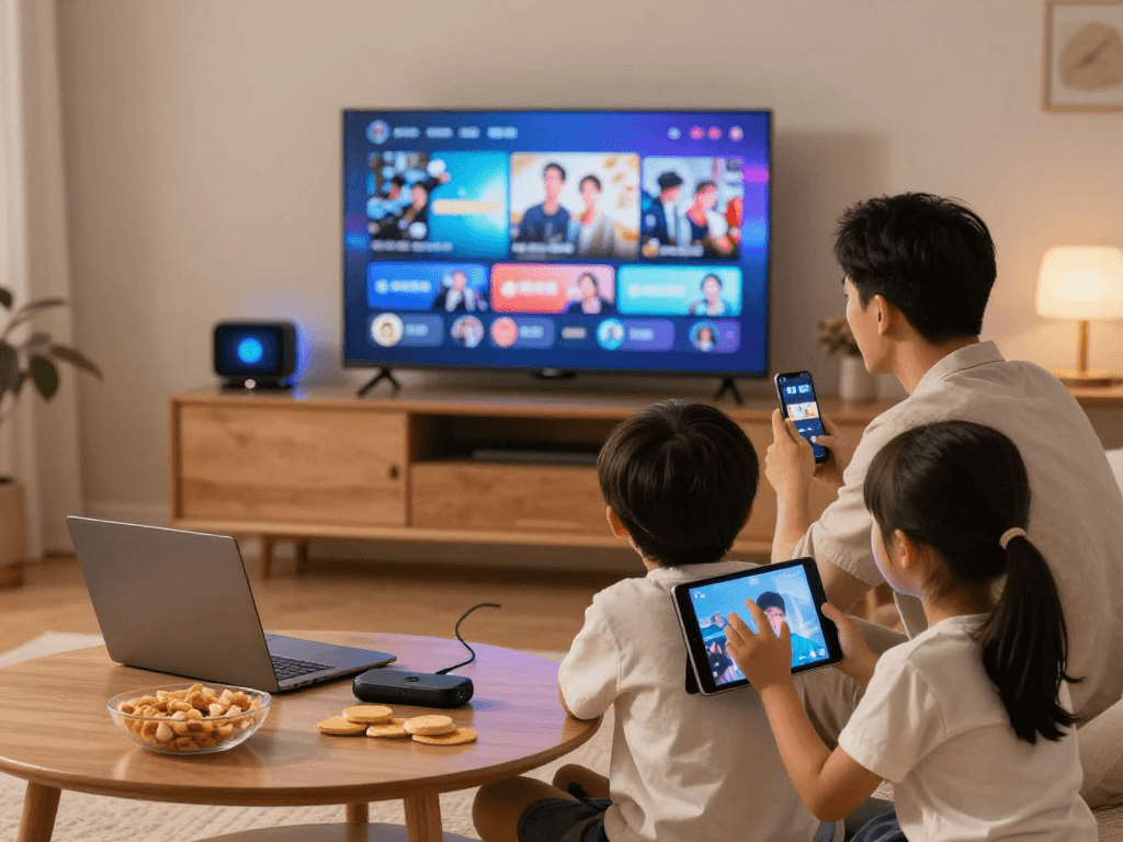 Profitez de films et séries avec Atlas Pro ONTV dans un cadre familial chaleureux.