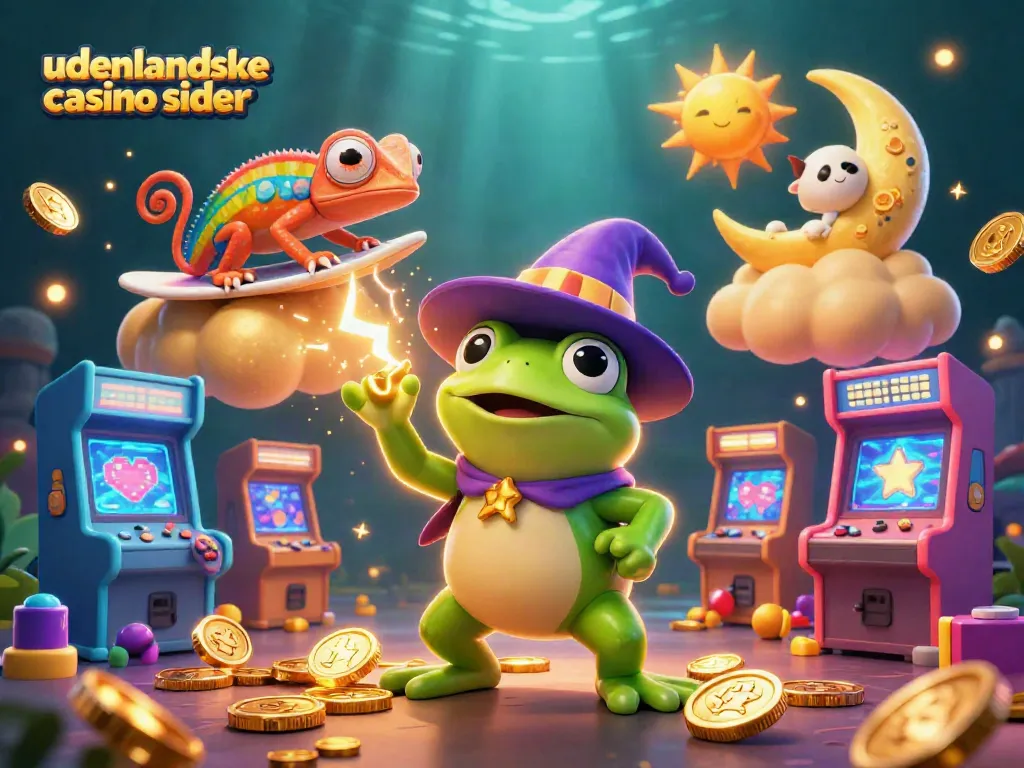 Experience excitement with udenlandske casino sider as the weather wizard frog conjures golden coins.