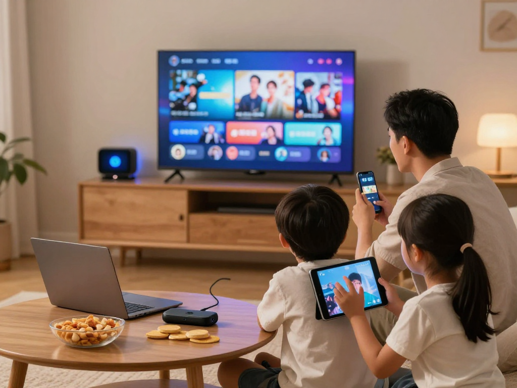 Profitez de films et séries avec Atlas Pro ONTV dans un cadre familial chaleureux.