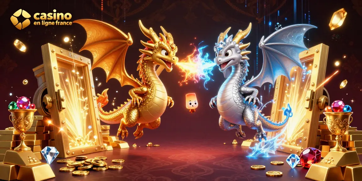 Plongez dans l'univers fascinant du casino en ligne France avec une scène dynamique et magique.