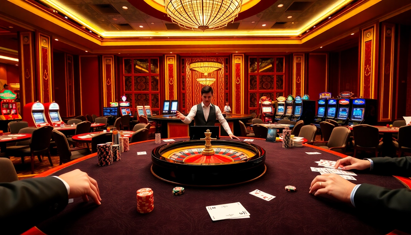 Experience the excitement of lc88 casino with professional dealers and luxurious gaming tables.