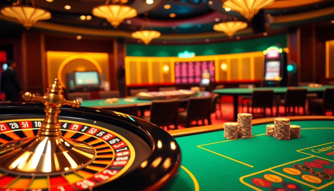 Experience the thrill at rr88com, where players engage in vibrant casino games with exciting roulette and poker action.