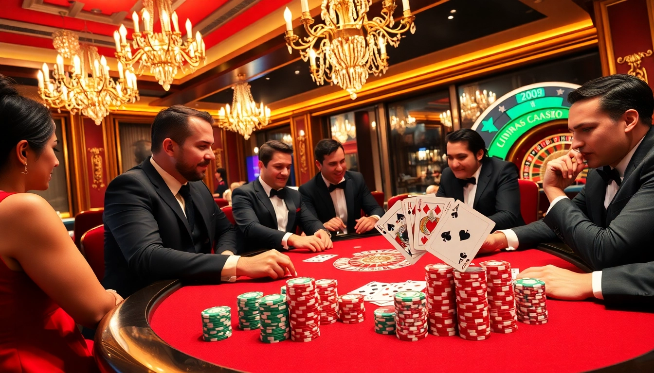 Experience thrilling action at the meilleur casino en ligne retrait immédiat with poker players and vibrant casino amenities.