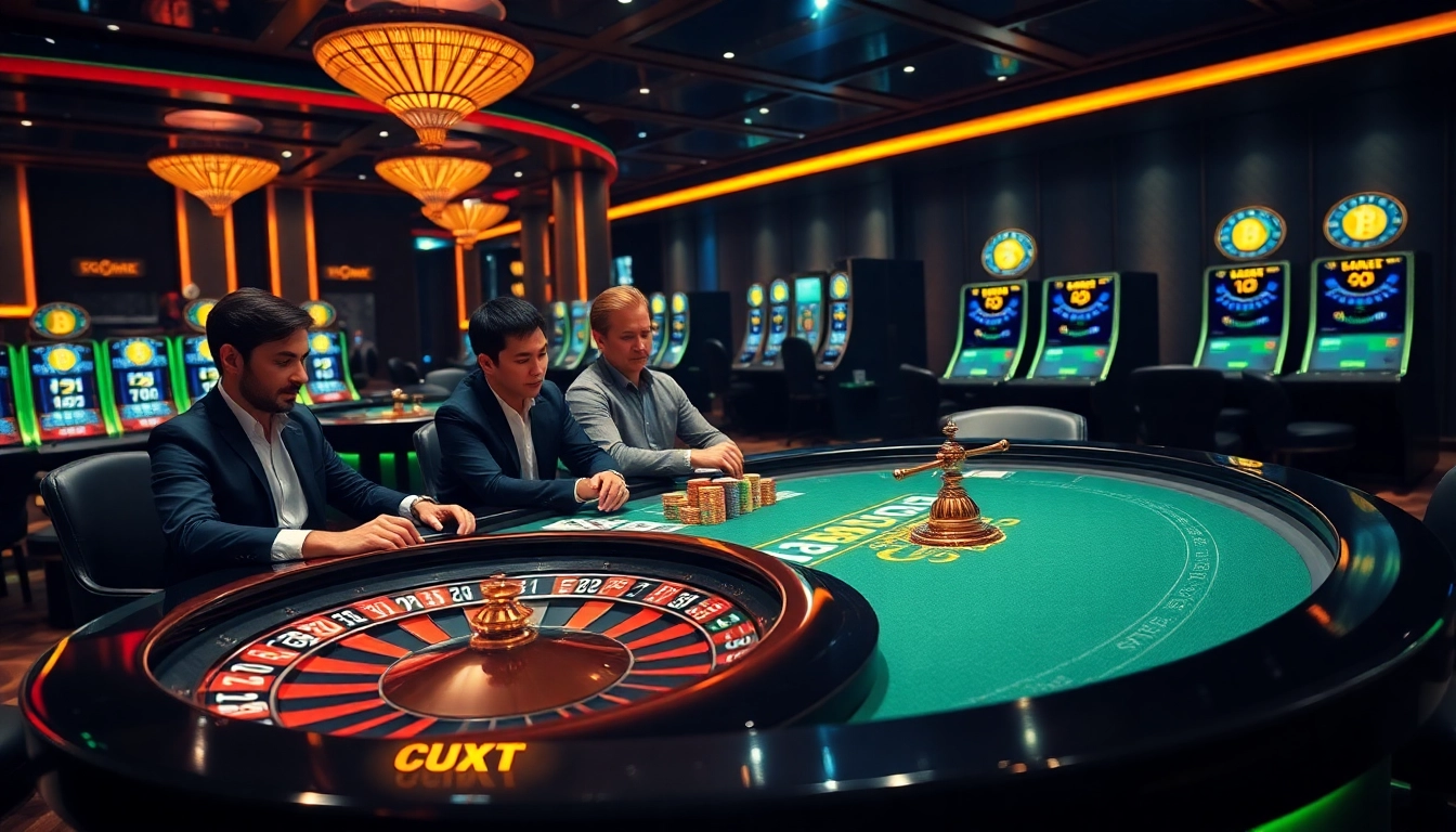 Exciting online gambling action at a casino crypto en ligne poker table, showcasing high-stakes gameplay.