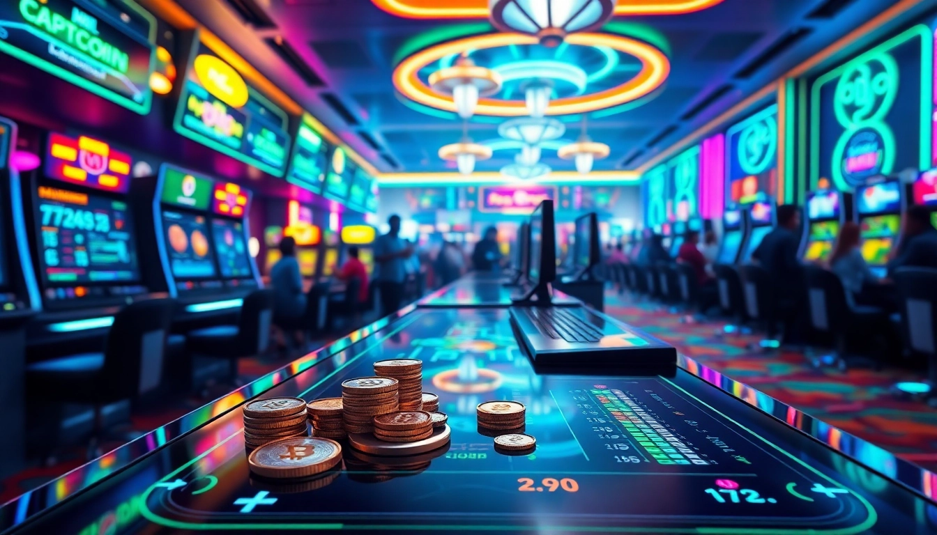 Meilleur casino crypto avec ambiance futuriste et machines à sous numériques.