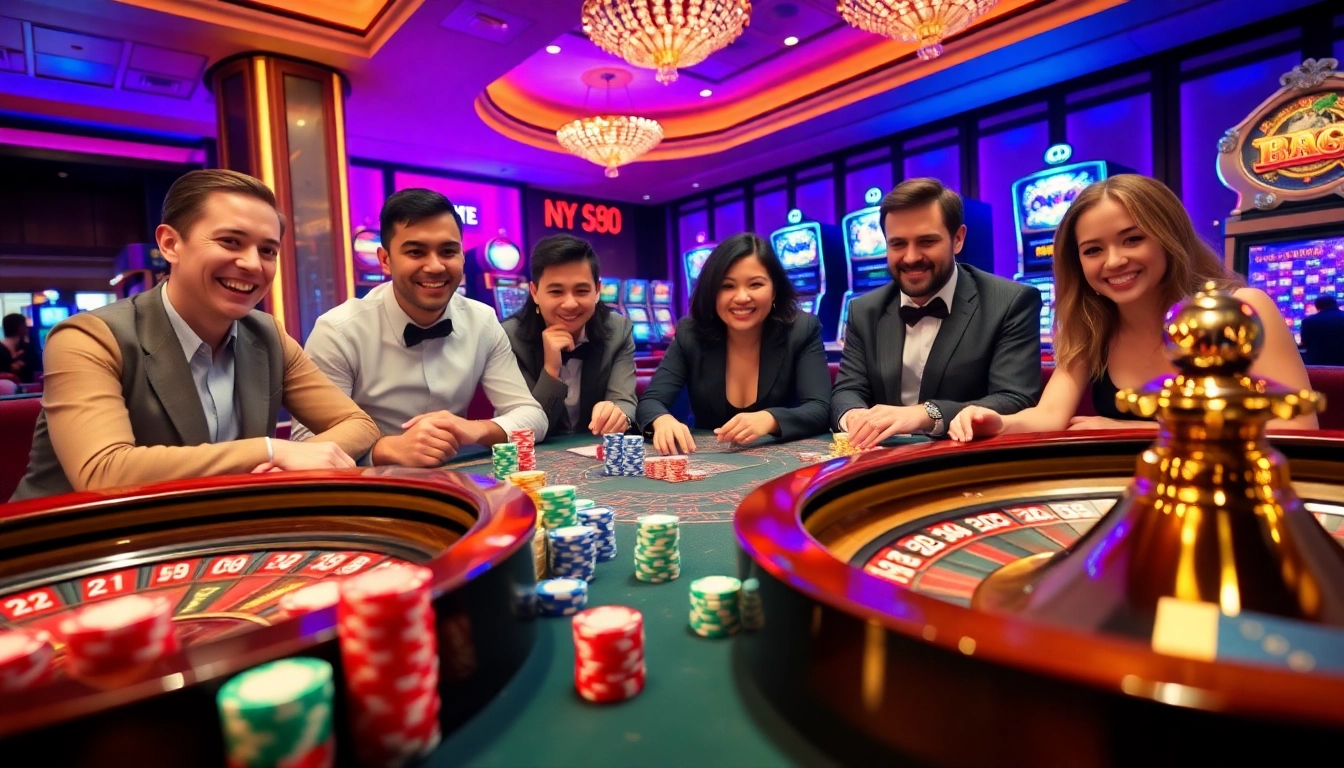 Experience the thrill of u888 com with vibrant casino games, chips, and lively gamblers.