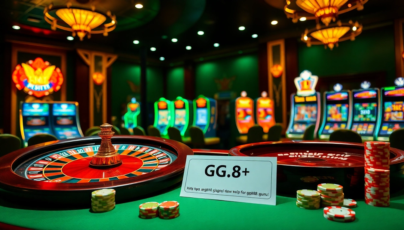 Experience the thrills of gambling at https://gg88.guru/ with captivating casino elements like roulette and poker.