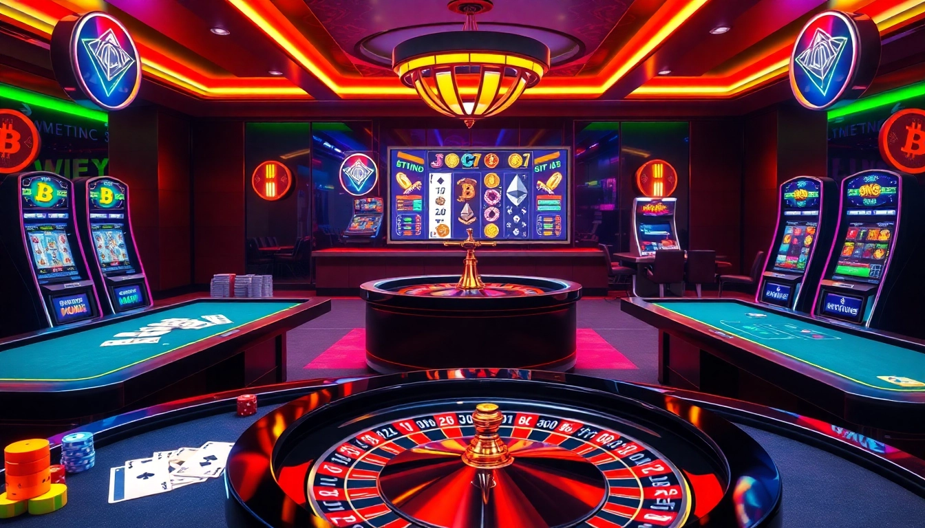 Experience the excitement of casino crypto en ligne with dynamic gaming and vibrant interfaces.