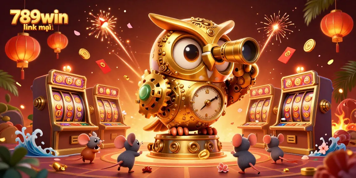 Experience the thrill of the casino with 789win link mới featuring dynamic slot machines and festive elements.