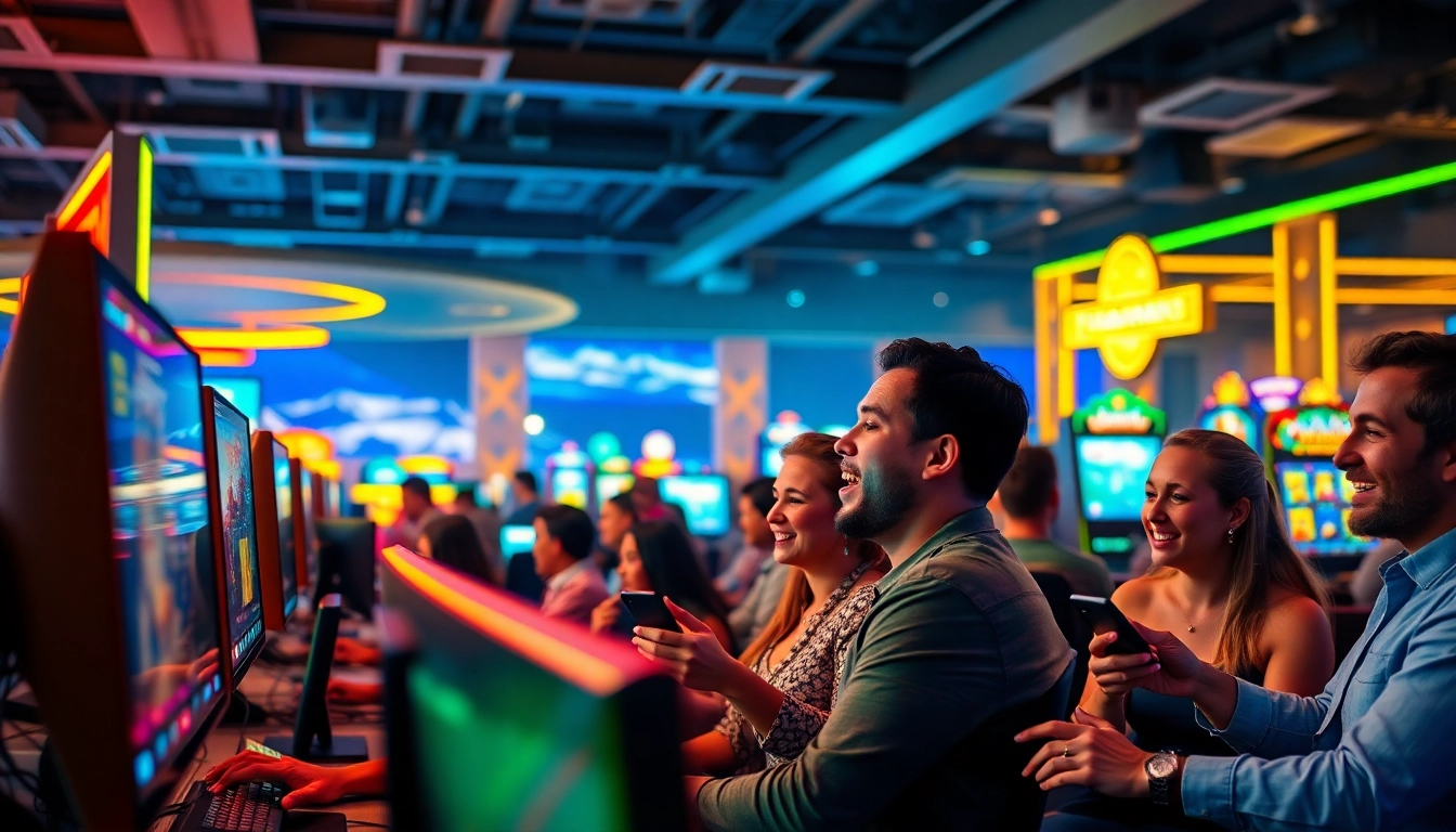 Players enjoying casino en ligne france in an engaging and vibrant online environment.