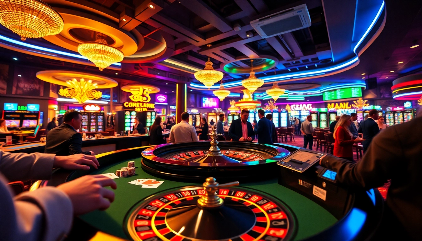 Jouez aux jeux de casino en ligne France dans un environnement dynamique et animé.