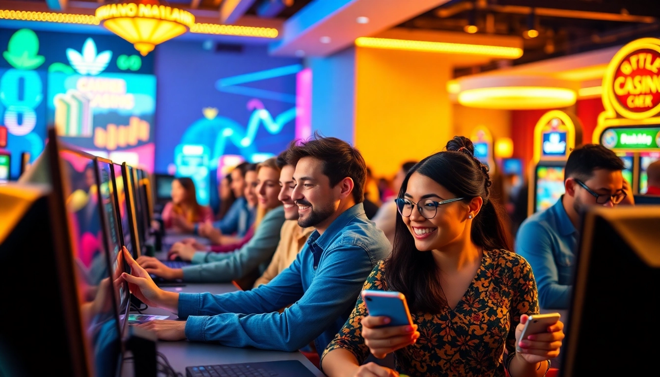 Players enjoying casino en ligne france in an engaging and vibrant online environment. related image