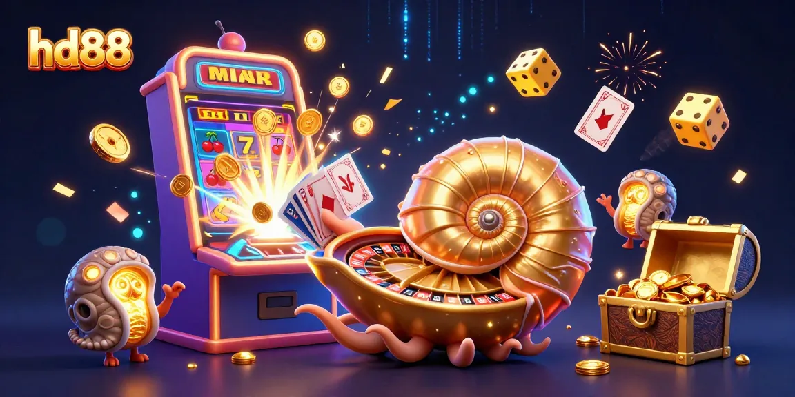 Experience thrilling games at hd88 with fun slot machines and vibrant casino elements.