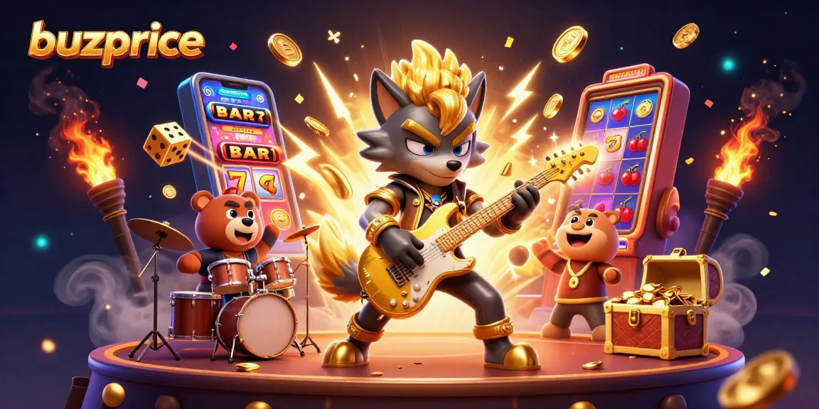 Experience vibrant casino gameplay at buzprice with cartoon characters and immersive slot machines.