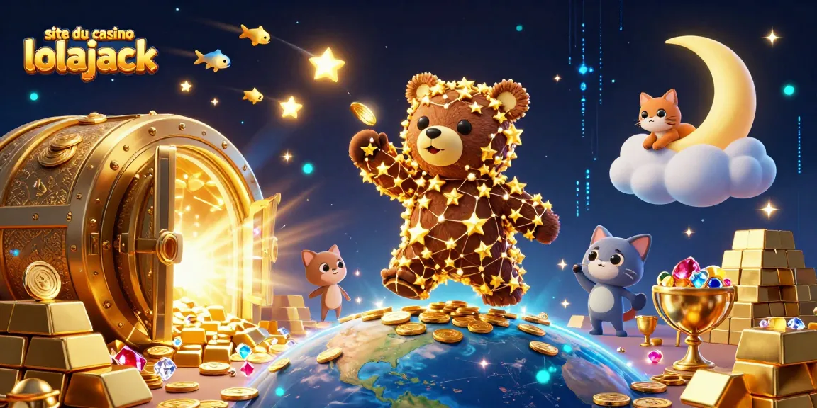 Experience the excitement of the site du casino lolajack with vibrant characters scooping up riches.