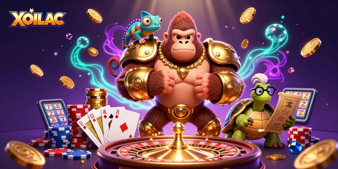 Engage with the thrilling experience of XOILAC, showcasing winning gameplay and vibrant casino elements.