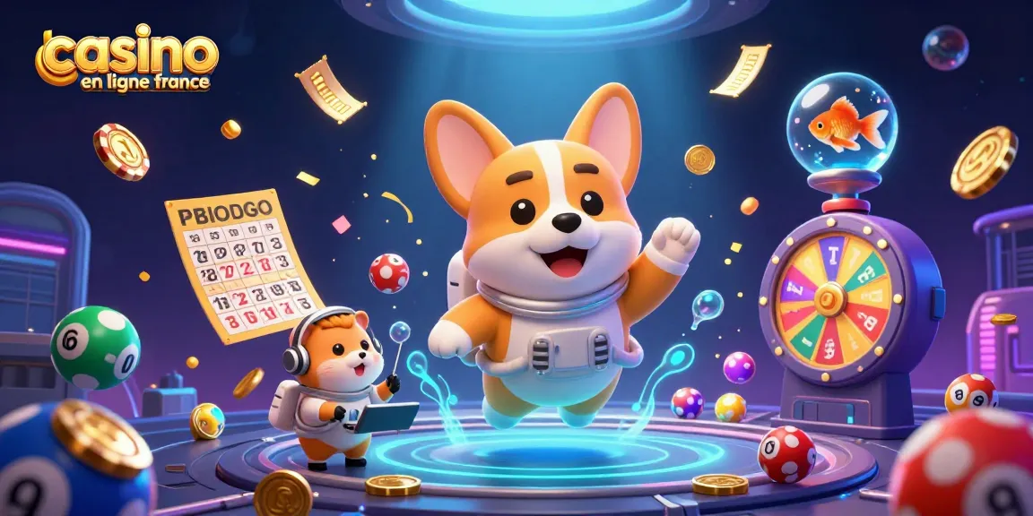 Jouez et gagnez avec le casino en ligne France dans une illustration animée captivante.