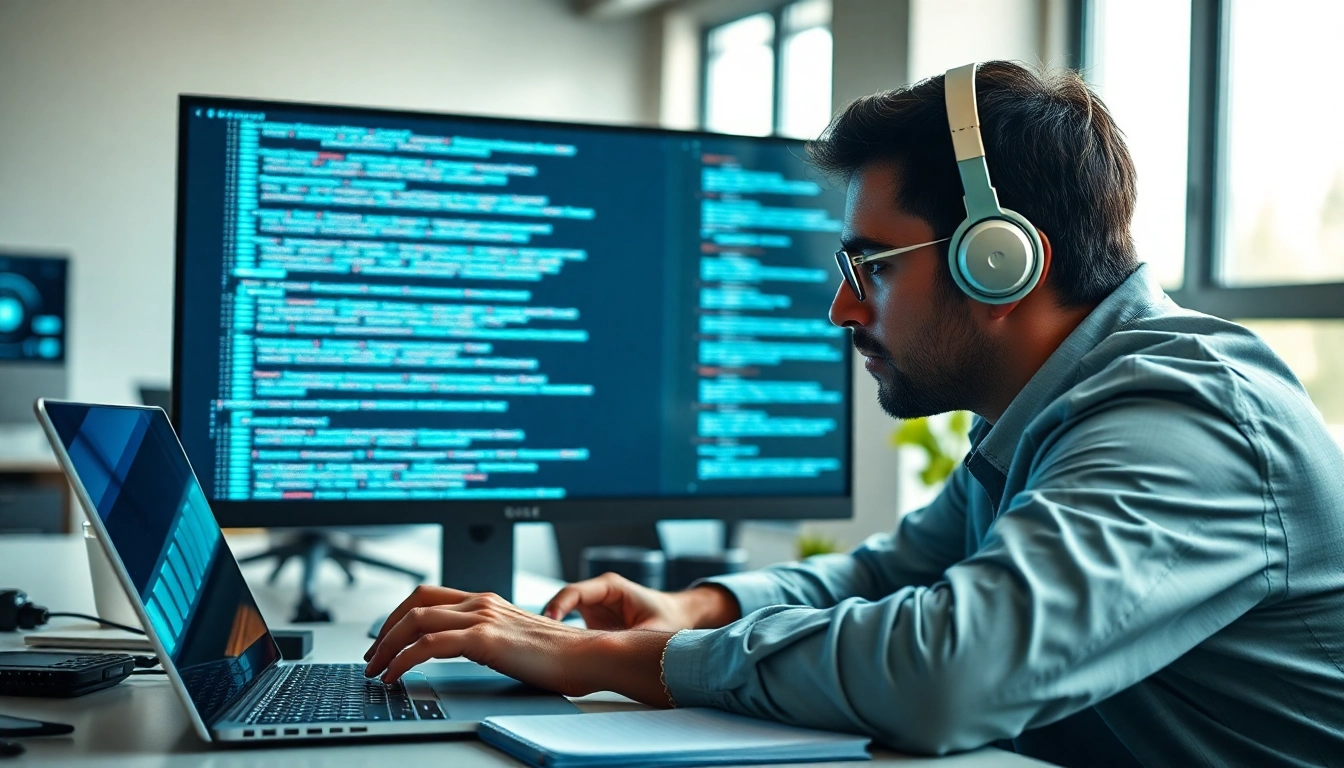 Analyse des logiciels espions avec un expert en cybersécurité dans un bureau moderne related image