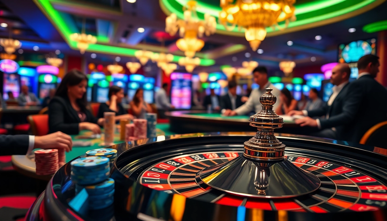 Pari sportif rugby et casino interactif avec joueurs autour d'une table.