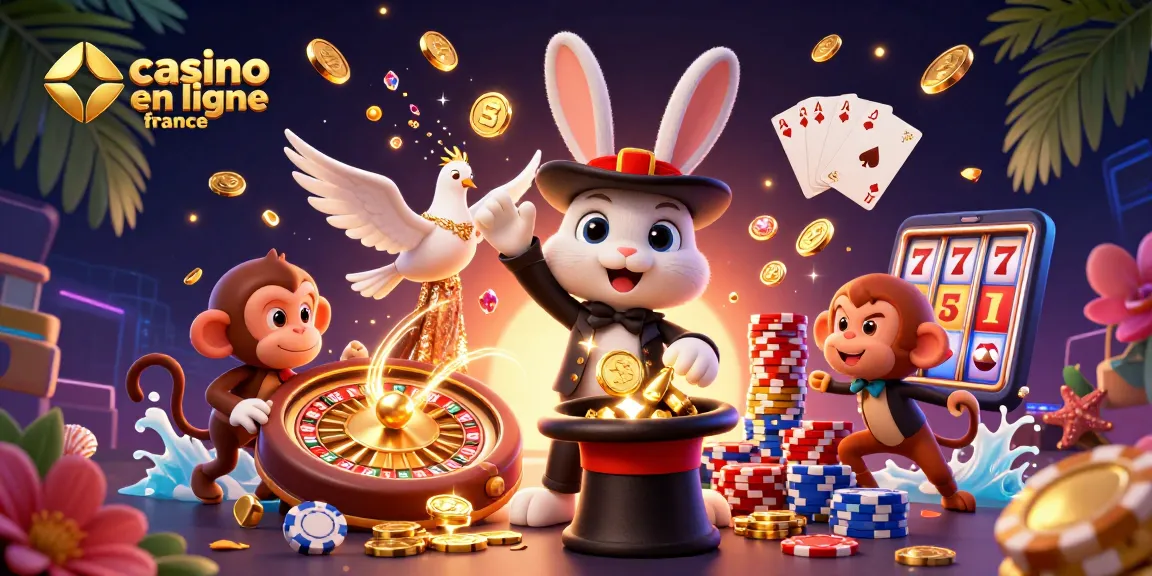 Jouez au casino en ligne France avec enthousiasme grâce à des pièces d'or et des éclats de magie.