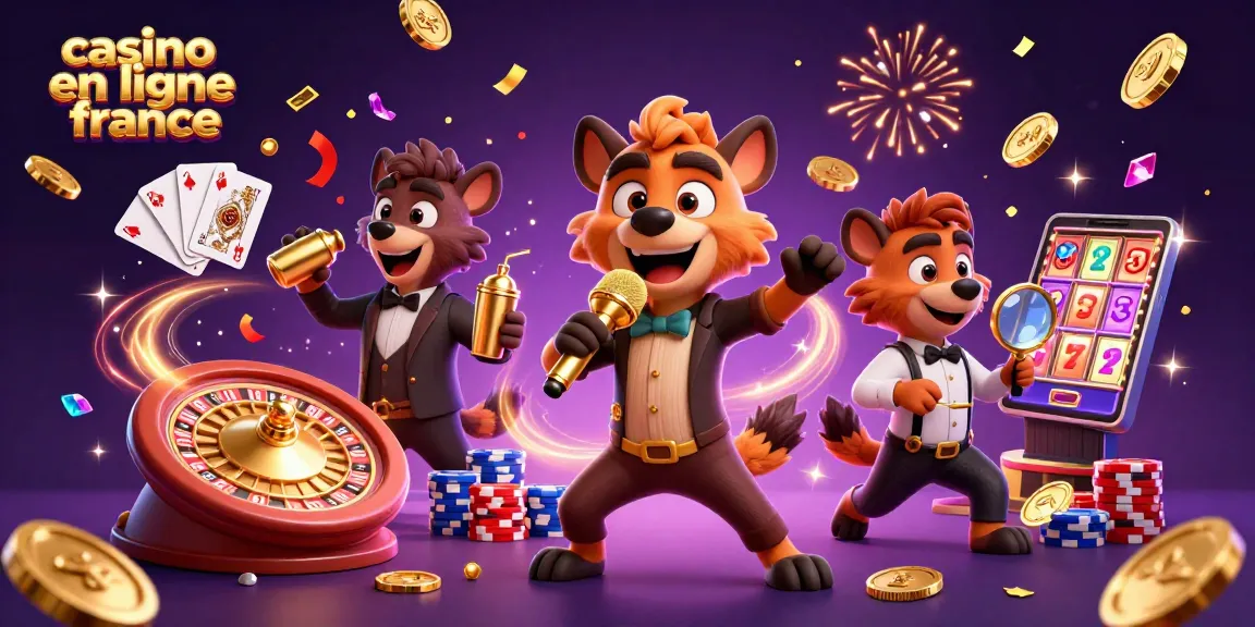 Jouer au casino en ligne France avec des hyènes qui offrent une expérience de jeu animée et fun.